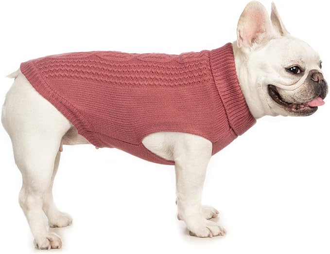 Stretchy Cat Sweater - 17 Colors & 6 Sizes | Snug Winter-Ready Knit for Boy/Girl Cats & Kittens(Maple Leaf Red, X-Large)
