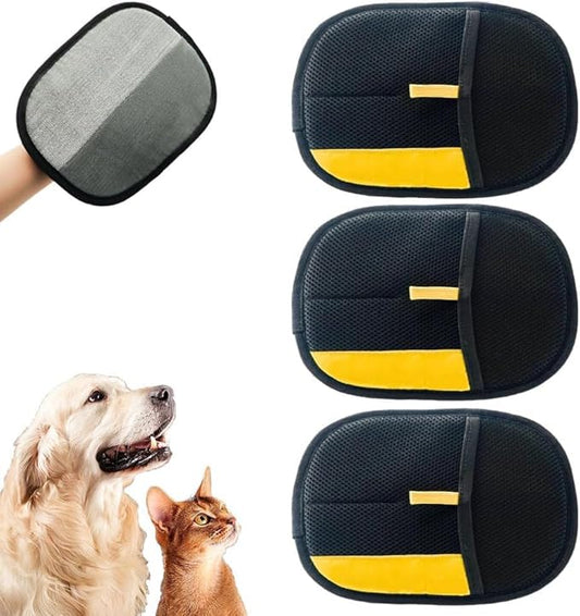 2025 Upgrade Pet Hair Remover Gloves, Reusable Cat Dog Grooming Gloves Pet Hair Remover Electrostatic Gloves, Premium Efficient Pet Hands on for Dogs, Cats & Horses with Long and Short Hair Fur (1)