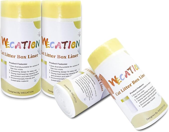 120 Count Cat Litter Box Liners, Only Compatible with Neakasa and PetPivot Self-cleaning Cat Litter Box