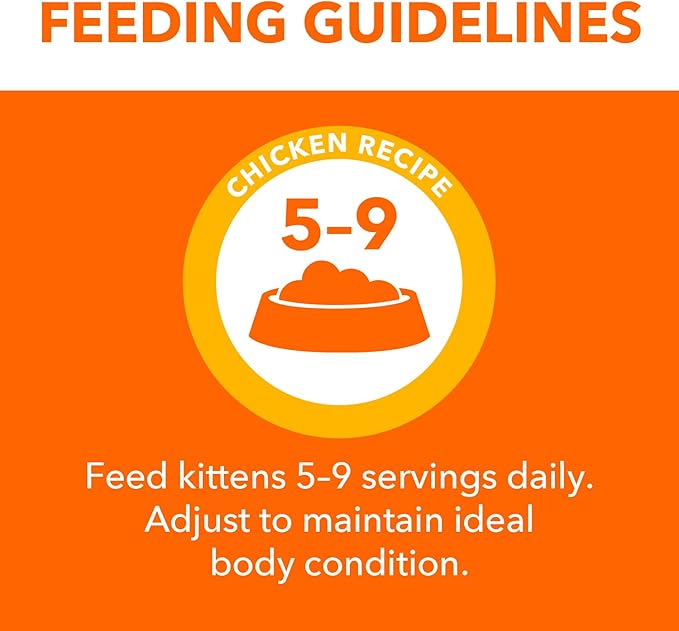 IAMS Perfect Portions Healthy Kitten Grain Free Wet Cat Food Cuts in Gravy, Chicken Recipe, 2.6 oz. Easy Peel Twin-Pack Trays (24 Count, 48 Servings)