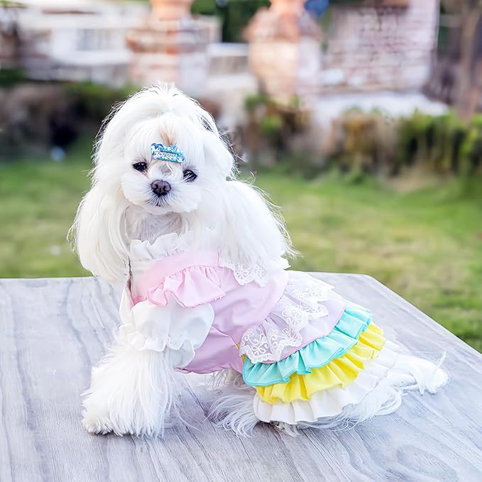 MengYu Puppy Dress Cat Lolita Dress (Pink, L)