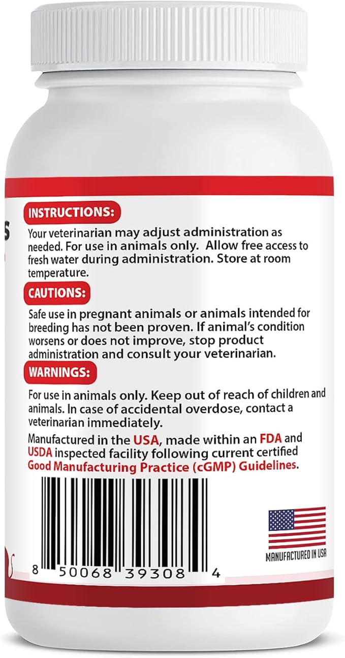 RENARAMAX Dietary Phosphate Binder and Renal Support Supplement for Cats & Dogs, 60 Count (Made in U.S.A)