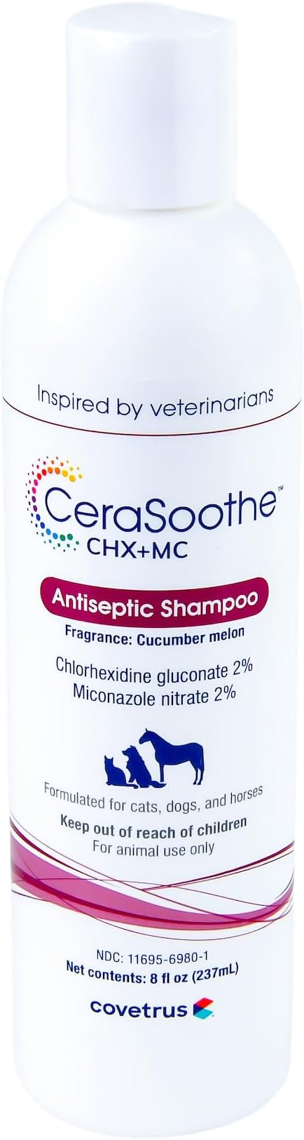 CeraSoothe® CHX+MC Antiseptic Shampoo 8oz