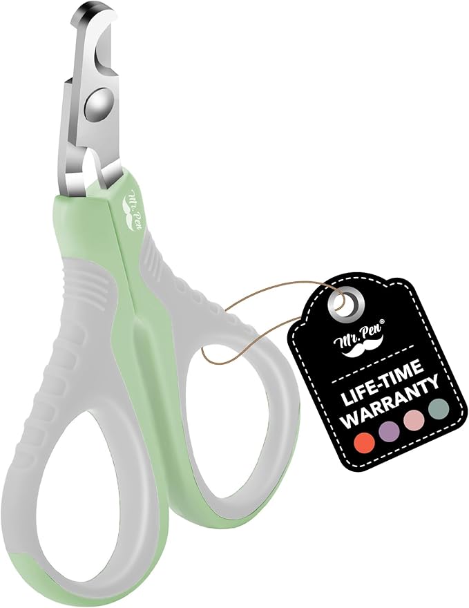 Mr. Pen- Cat Nail Clipper, Pastel Green, Cat Nail Trimmer, Cat Nail Clippers, Cat Claw Clippers, Cat Clippers for Nails, Pet Nail Clippers, Kitten Nail Clipper, Small Dog Nail Clipper Cat Claw Trimmer