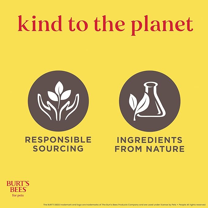 Burt's Bees for Pets Deodorizing Dog Wipes with Witch Hazel, Lemongrass and Sage Fragrance, 98% Natural Origin Formulas, Dog Wipes Cleaning and Deodorizing, 100ct