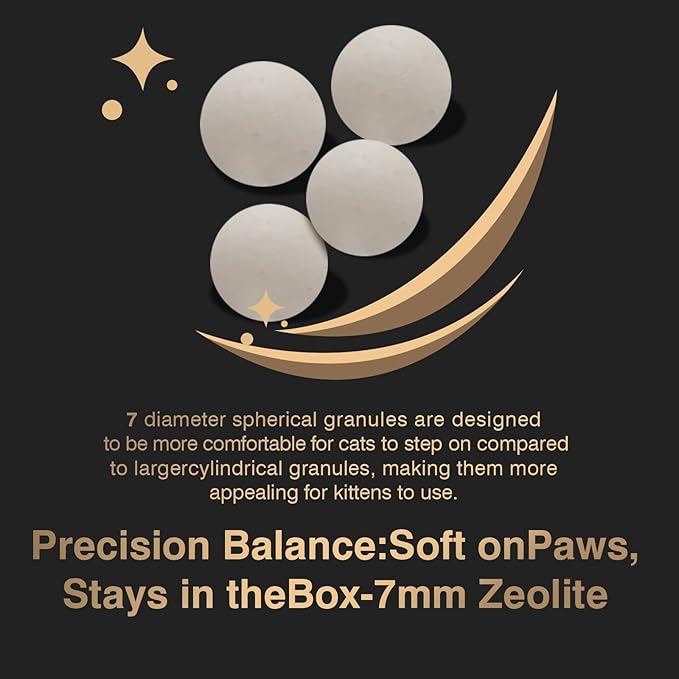 Enhanced Cat Litter Pellets 18 lbs, Long-Lasting Odor Control, Generic Litter Pellets Refills Exclusively for Dual-Layer Litter Box Systems, Zeolite, Non-climping, Not Low-Tracking