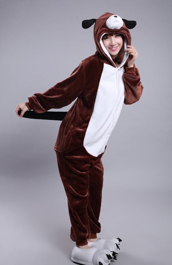 MizHome Unisex Dog Adult Performance Pajamas Anime Costume