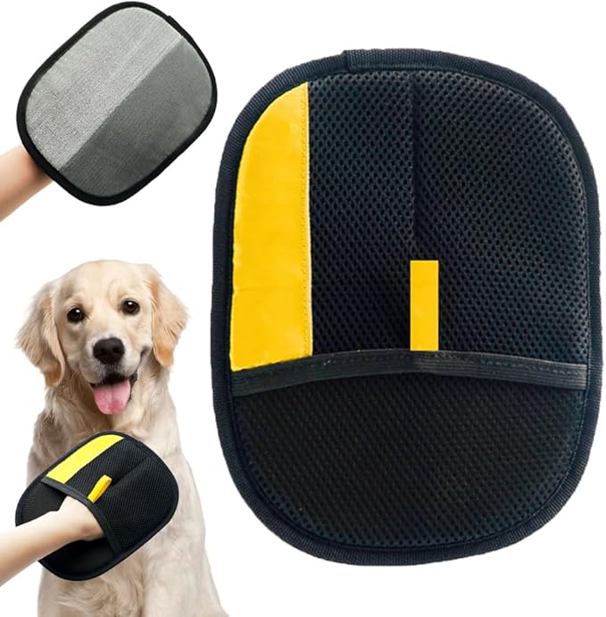 Electrostatic Pet Hair Removal Glove, Hair Cleaning Gloves for Pets Grooming, Dog Hairs Remover Gloves for Bed Clothes