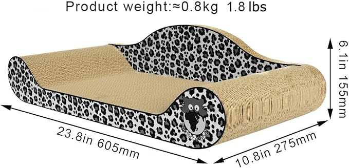 Cat Lounge - Scratcher - Snow Leopard