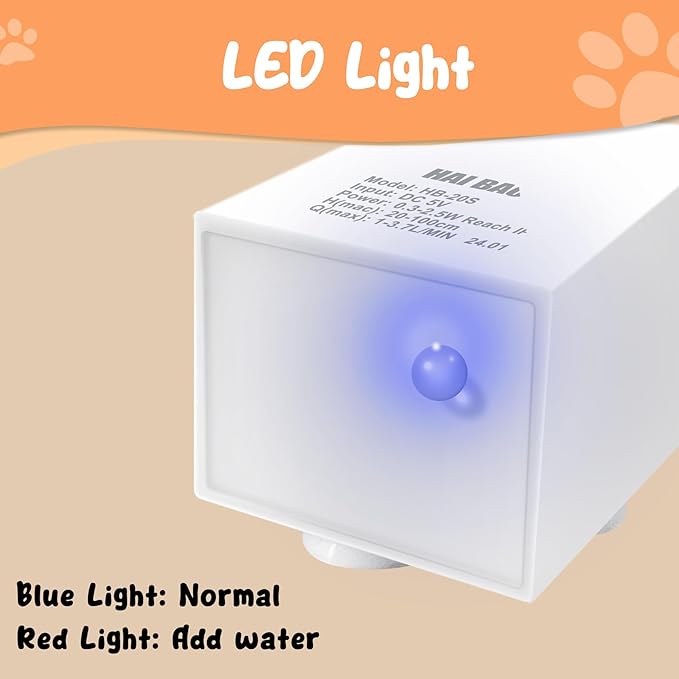 Stainless Steel Dog Fountain, 7L/10L Large Capacity Automatic Water Dispenser with 5 Filters, LED Indicator, Silent Pump for Medium to Large Cats Dogs and Multi-Pet Home (Pump)