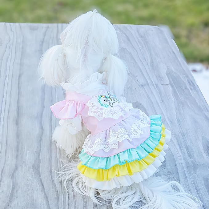 MengYu Puppy Dress Cat Lolita Dress (Pink, XS)