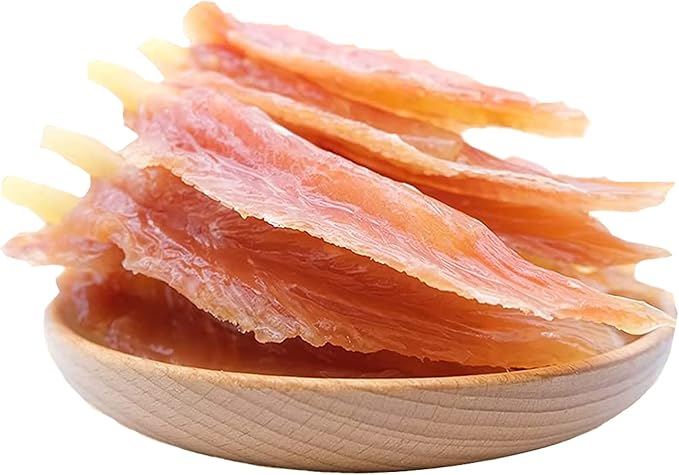 Dog Treats Chicken Tender Wrapped Cod Sticks, Rawhide-Free High Protein Dog Jerky Soft Chews, Healthy Training Snacks for Small Medium Large Dogs, 9-10 Counts, 10.6oz