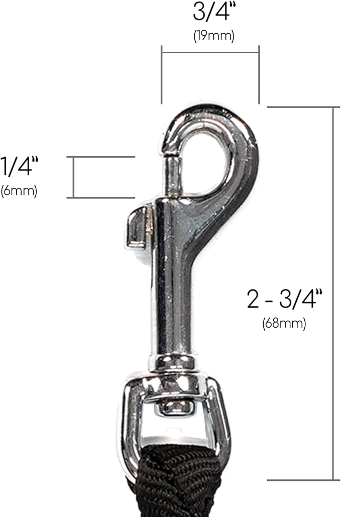 Caldwell's Pet Supply Co. Dual Dog Leash, Double Dog Leash for Two Dogs, Tangle Free, Heavy Duty Double Ended Tandem Leashes with Padded Handle with Tangle-free Swivel, for Small, Medium or Large Dogs