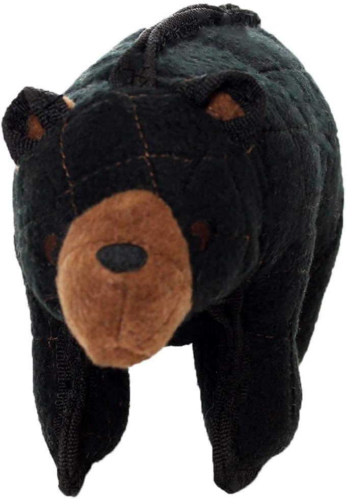 TUFFY - World's Tuffest Soft Dog Toy - Zoo Bear - Squeakers - Multiple Layers. Made Durable, Strong & Tough. Interactive Play (Tug, Toss & Fetch). Machine Washable & Floats. (Junior 2 Pack)