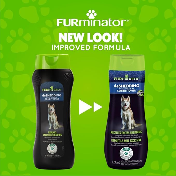 FURminator® deShedding Ultra Premium Conditioner, Conditioner For Dogs Helps Reduce Excess Shedding, 16 Ounce