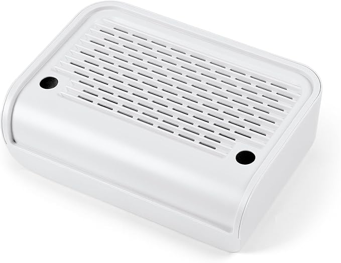 Cat Litter Box Step, Cat Litter Box Ramp Mat with Filter Function for Self-Cleaning Cat Litter Box, Easy to Clean, Cat Pedal Step Stool Ideal for Kitten & Elderly Cats (White)