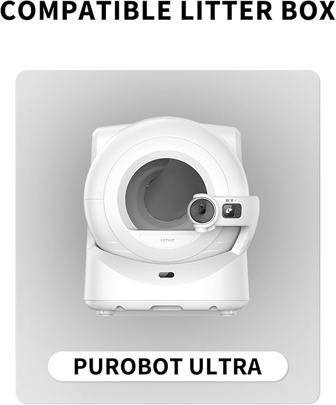 PETKIT High Performance Litter Pad Ultra Exclusive for Purobot Ultra Camera Automatic Cat Litter Box, Waterproof Leakproof Cylinder Pad, Anti-Stick/Scratch-Resistant Litter Box Mat