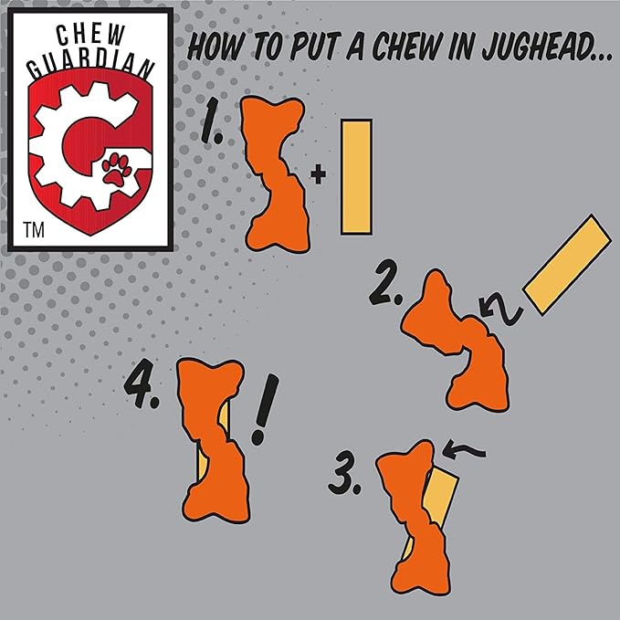 Himalayan Pet Supply Jughead Super Cheese Chew Insert, 100% Natural, Long Lasting, Gluten Free, Healthy & Safe Dog Treats, Lactose & Grain Free, Protein Rich, Dogs 35 lbs and Over, Large