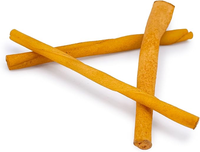 ValueBull USA Rawhide Twists for Small Dogs, 5 Inch, Smoked, Varied Thicknesses, 50 Count - Natural & Safe, USA Beef Hide, Long Lasting, Chemical Free, No Artificial Flavors
