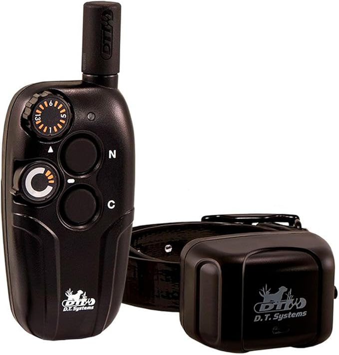 DT SYSTEMS Master Retriever 1100 Remote Trainer Waterproof 6-22" Adjustable Rechargeable Electronic Dog Training Collar, 1100-Yard Range, 16 Stimulation Levels, Vibration Assist, Battery Included