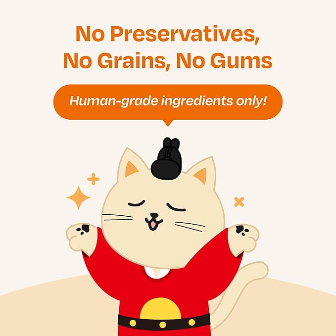 Easy Care Omega-3 Supplement for Cats – Skin & Coat Support with EPA + DHA 200mg, 30 Sticks