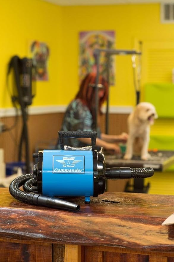 METROVAC AFTD-3V: Air Force Commander Variable Speed Dryer - Pink | 4.0 HP | Professional Pet Grooming Blower | Made in USA