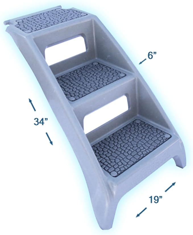 Booster Bath Elevated Pet Bathing Large Lilac with Steps and Pacific Blue DGS Cleaning Crew Combo