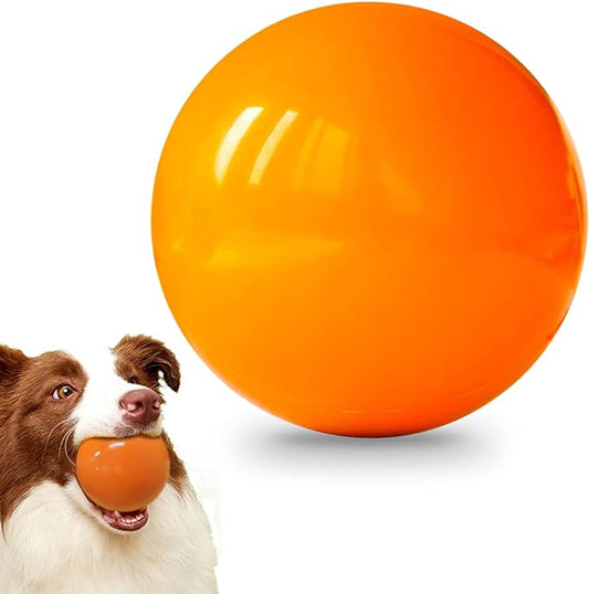 Indestructible Dog Toys - Solid Rubber Balls for Aggressive Chewers, 100% Safe & Non-Toxic, Floating Fetch Toys for Medium & Large Dogs