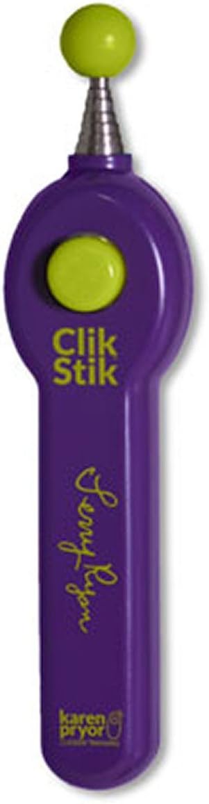 Terry Ryan Click Stick by Karen Pryor – All-in-One Retractable Target Stick & Dog Clicker for Effective Pet Training, Telescopes 6-23 Inch, Includes Expert Training Guide, Durable & Easy to Use