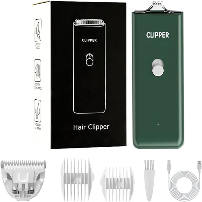 Dog Cat Home Hair Waterproof Clipper Portable Electric USB Rechargeable Pet Grooming Tools Low Noise Shaver Cordless Trimmer for Small and Large Pets