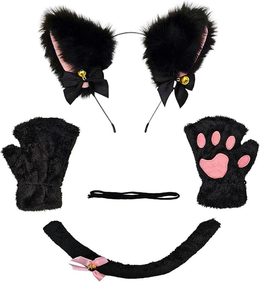 ONEPEACE Halloween Animal Costume Accessory Set for Halloween Party, Birthday, Christmas, Cosplay Animal Fancy Dress up