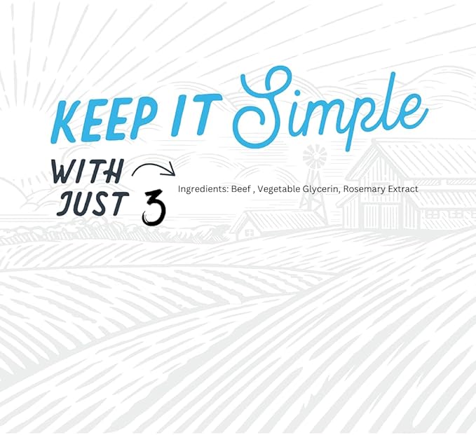 Farmland Traditions Dogs Love Beef Jerky Dog Treats with Only 4 Ingredients and No Fillers, 2.5 Pound Bag