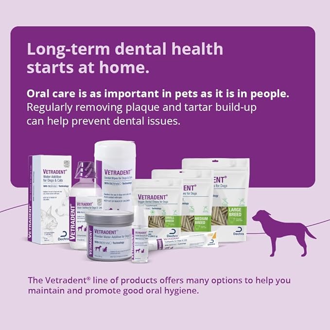 Vetradent® Veggie Dental Chews for Medium Dogs