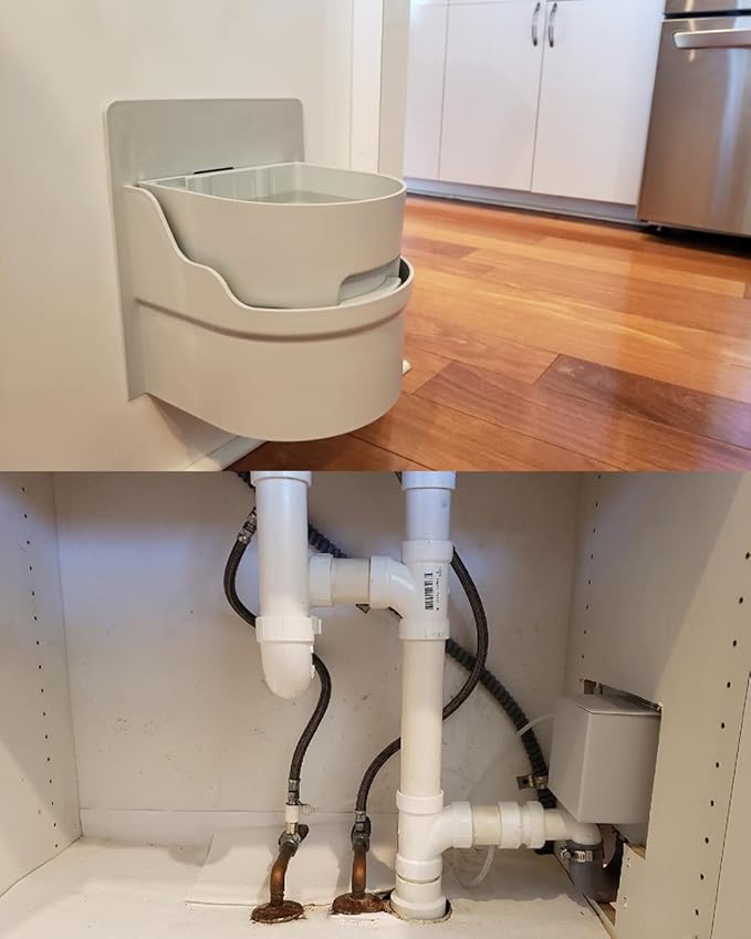 Perpetual Well Automatic Pet Water Bowl (Cabinet Mount)