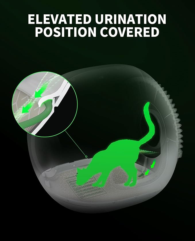 PETKIT Replaced Upgrade Leakproof Cylinder for PuraMax 2/PuraMax Automatic Cat Litter Box, Include Magnetic Litter Remover and Litter Sifter, Litter Pad Max