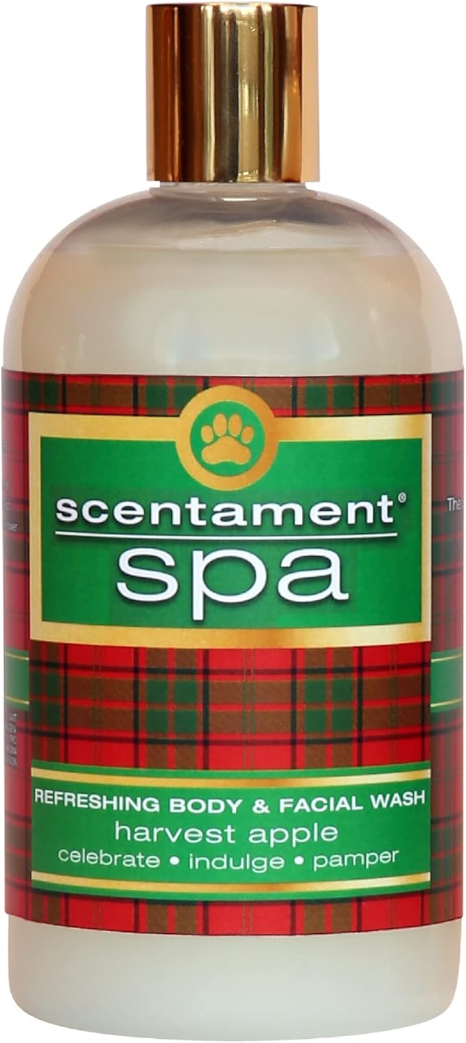 Best Shot Scentament Spa Seasonal Facial & Body Wash, Harvest Apple, 16 oz