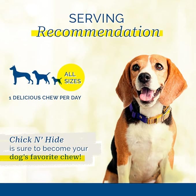 Pet Center Chick n' Hide 6 Count Dog Treats, Pack of 12