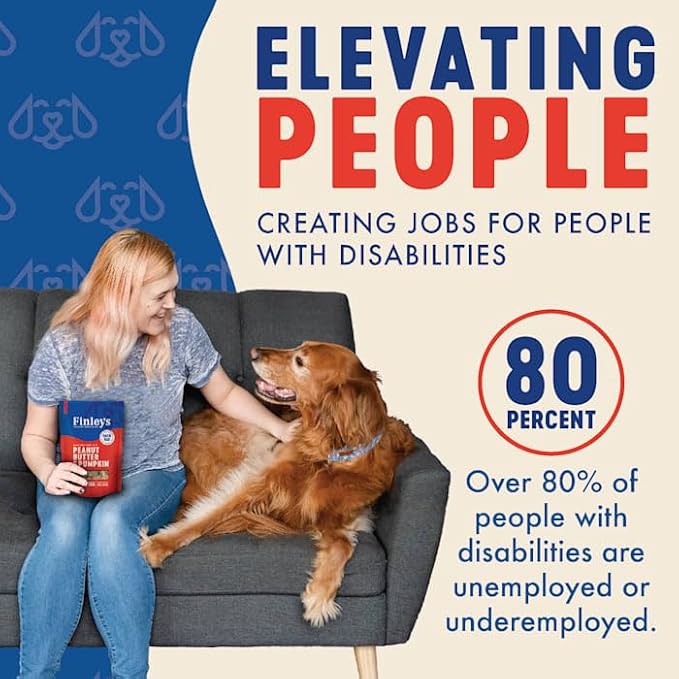 Finley's Peanut Butter & Pumpkin Dog Biscuit Treats, All Natural, Limited Ingredient Dog Treats, 12 Ounce (Pack of 1)