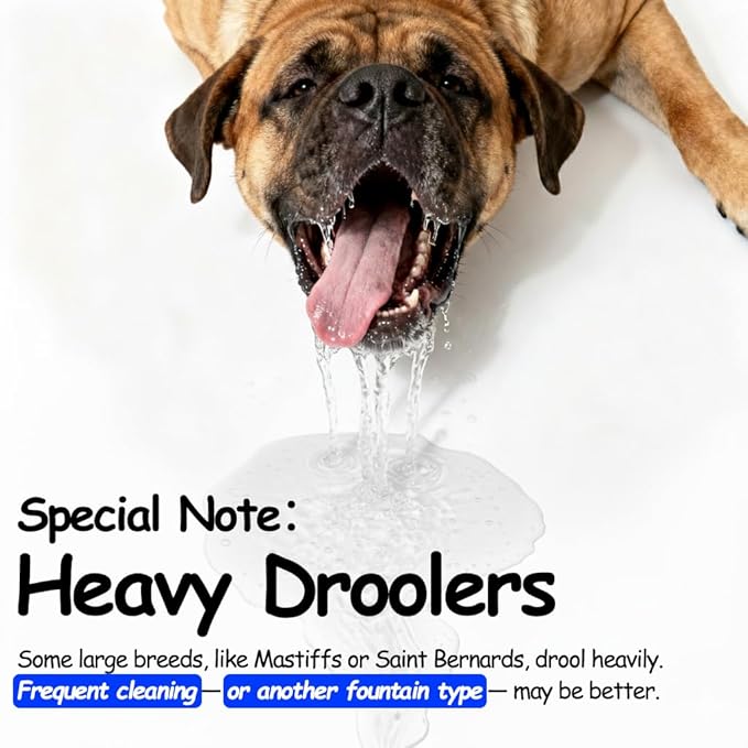 Dog Water Fountain for Large Dogs, tainless Steel 3Gallon Extra Big Pet Fountains, Dog Water Bowl Filter Automatic Dog Bowl Dispenser,Drinking Bowls for Multi Pets, Easy to Clean, Quiet Pump