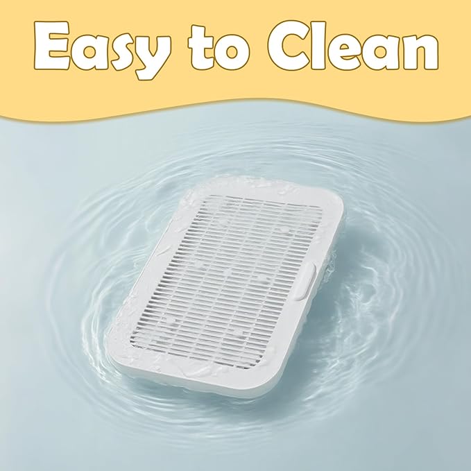 Elevated Cat Litter Mat Litter Box Mat with a Flip-top Lid,Double-Layer Kitty Trapping Mats for Floor,Cat Trapping Pad with Non-Slip Base,Durable,Waterproof,Washable,Easy to Clean (Grey)