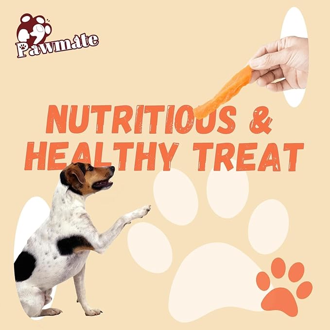 Sweet Potato Dog Treats, Healthy Low Fat Dog Chews Rawhide Free Grain Free Training Treats for Small Medium Large Dogs 27-31 Counts