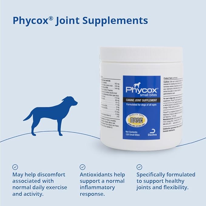 Joint Supplement Small Bites for Dogs, 120 Ct