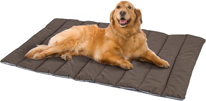 Heeyoo Outdoor Dog Bed, Waterproof Camping Dog Bed Mat, Machine Washable and Portable Travel Pet Pad Mat, Foldable Pet Beds for Small, Medium, and Large Dogs
