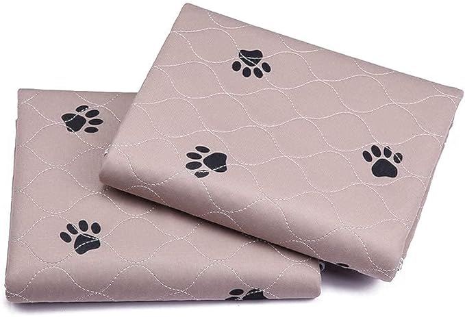Washable Dog Pee Pads with Puppy Grooming Gloves,Puppy Pads,Reusable Pet Training Pads,Waterproof Pet Pads for Dog Bed Mat,Super Absorbing Whelping Pads