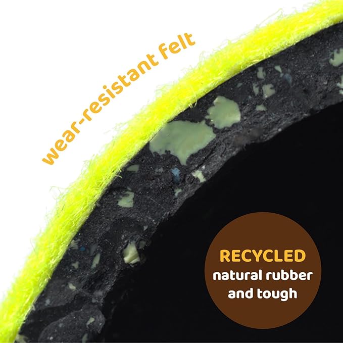 Pup's Pick Squeaky Tennis Balls - 2.5" Fun Dog Balls for Fetch, 12-Pack in Bright Colors (Yellow, Blue, Pink, Orange), Includes 1 Reusable Carry Bag