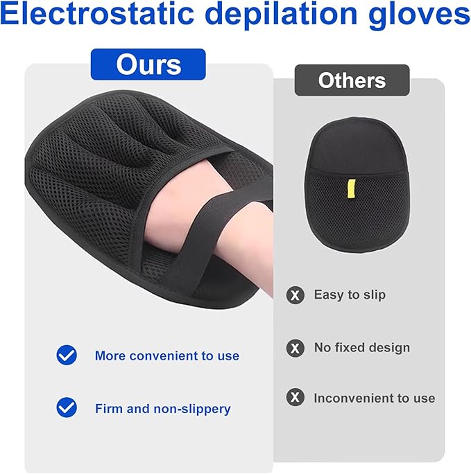 Pet Hair Removal Glove for Cats & Dogs,Five-Finger Electrostatic Pet Hair Remover Glove for Pets Hair,Practical Pet Hair Mitt for Clothes,Couch,Furniture,Car Seat,Multi-Functional Beauty Gloves (1Pc)