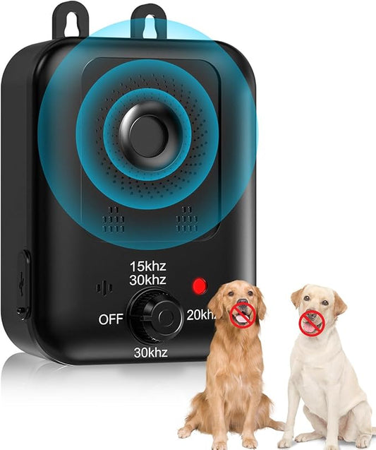 Anti Barking Devices, Auto Dog Barking Control Devices with 3 Modes, Rechargeable Ultrasonic Dog Bark Box Dog Barking Deterrent Devices, Effective Stop Barking Dog Devices for Indoor & Outdoor Dogs 9