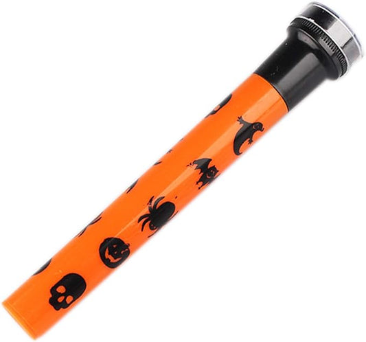 Kids Halloween Flashlight Skull Ghost Pumpkin Bat Spider Halloween Light Projector Halloween Props