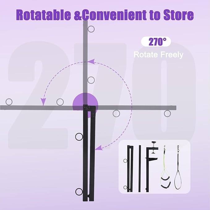 Dog Grooming Slings for Small Dogs, Pet Supplies Grooming Table for Dogs at Home, Dog Hanging Harness Holder for Grooming Table, and Small pet Grooming Nail Trimming.