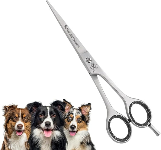 Shears ProfessionalHair Cutting Scissors, All Purpose 6.5 Inch Stainless Steel, Sharp Edge Blades, Dog Grooming Scissors, Professional Barber Scissor for Haircut Styles Straight for Men, Women and Dog